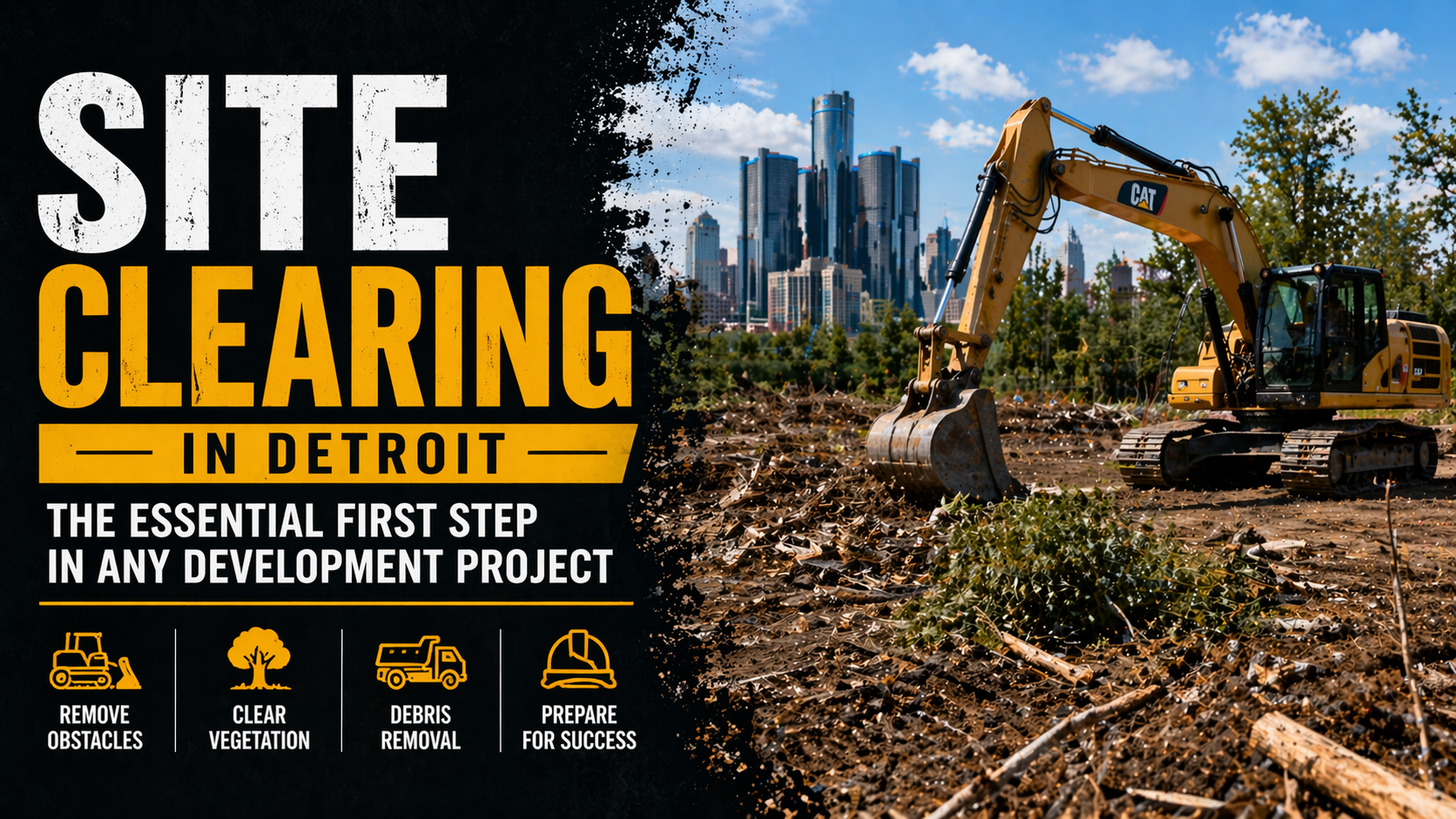 Site Clearing in Detroit: The Essential First Step in Any Development Project